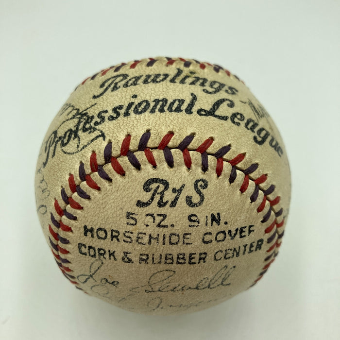 Babe Ruth & Lou Gehrig 1934 New York Yankees Team Signed Baseball JSA COA