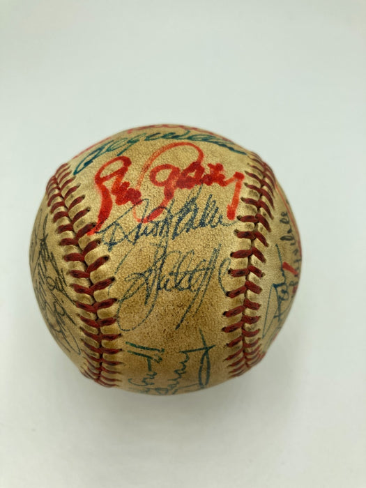 Willie Mays Hank Aaron Sandy Koufax Hall Of Fame Multi Signed Baseball 31 JSA