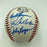 Hall Of Fame Multi Signed Cracker Jack Old Timers Game Baseball Beckett COA