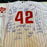 2016 Philadelphia Phillies Team Signed Jackie Robinson Day Jersey MLB Authentic