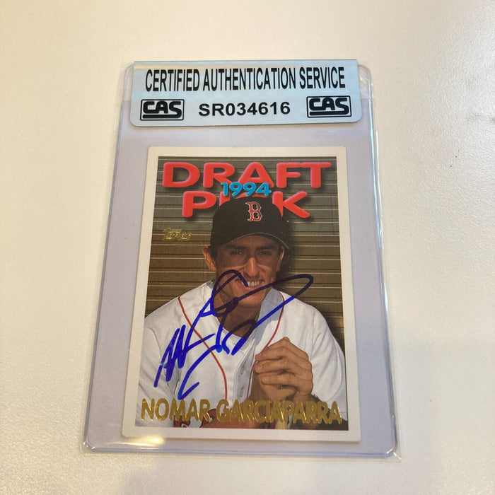 1995 Topps Nomar Garciaparra Signed RC CAS Certified Auto