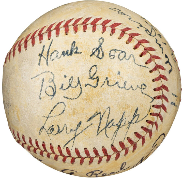 Eddie Gaedel August 19, 1951 At Bat Umpires Signed Game Used Baseball Beckett