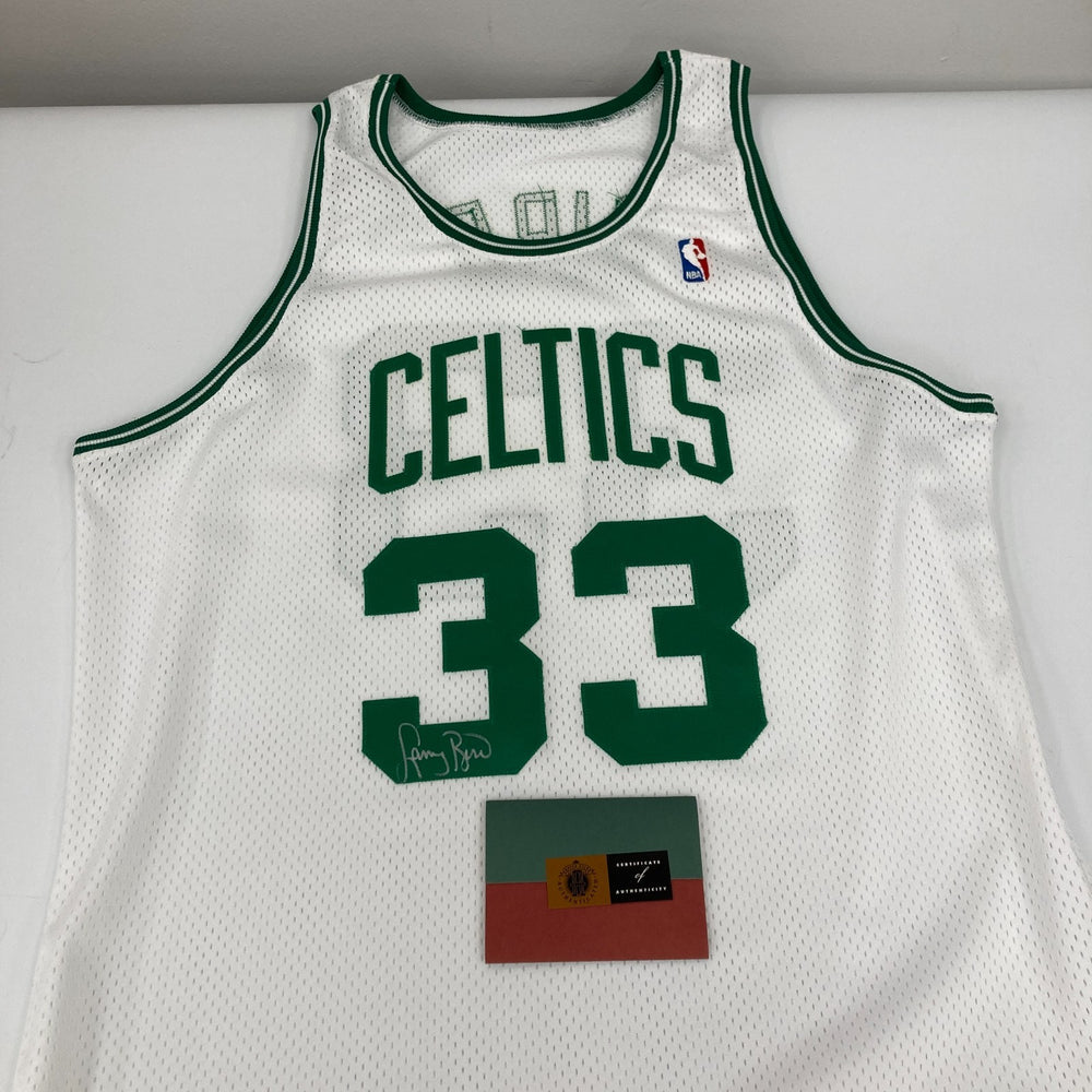 Larry Bird Signed 1992-93 Boston Celtics Authentic Jersey Upper Deck UDA COA