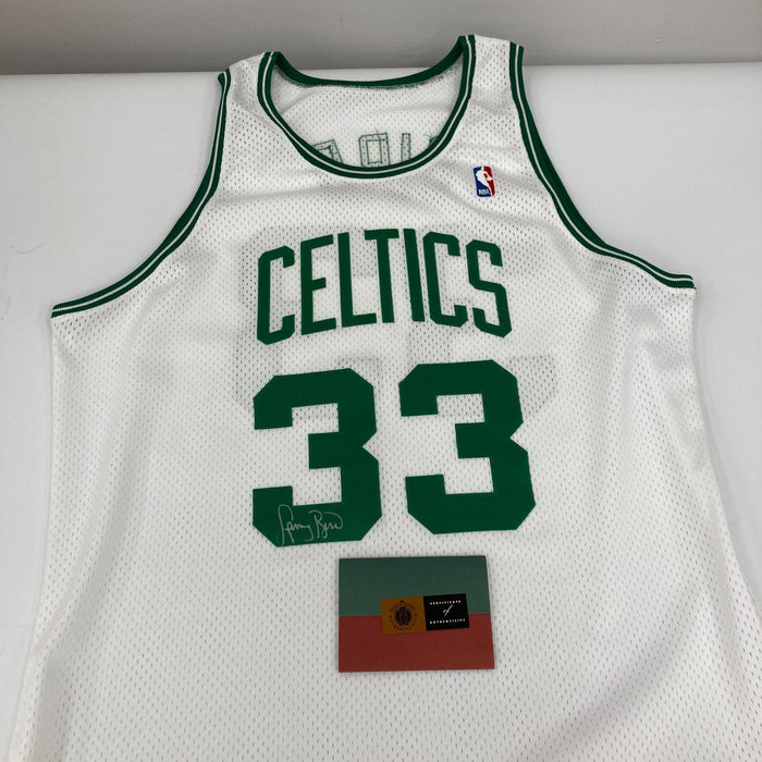 Larry Bird Signed 1992-93 Boston Celtics Authentic Jersey Upper Deck UDA COA