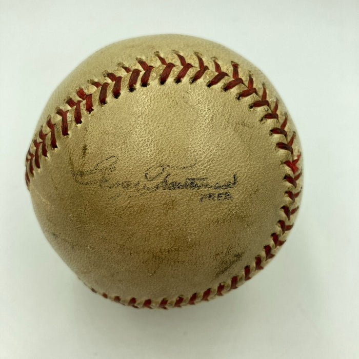 "Captain" Hank Greenberg World War Two Single Signed Baseball Beckett COA RARE