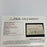 President Lyndon B. Johnson Signed White House Original Card JSA COA