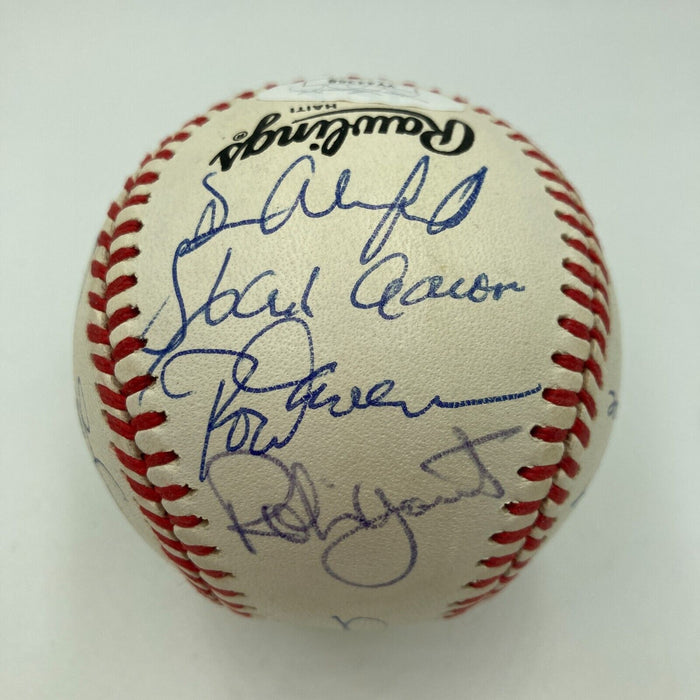 3,000 Hit Club Signed Baseball 15 Sigs Willie Mays Hank Aaron Stan Musial JSA