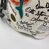 1972 Miami Dolphins Super Bowl Champs Team Signed Full Size Helmet JSA COA