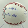 Ronald Rollie Glen Fingers Signed & Heavily Inscribed Stat MLB Baseball PSA COA