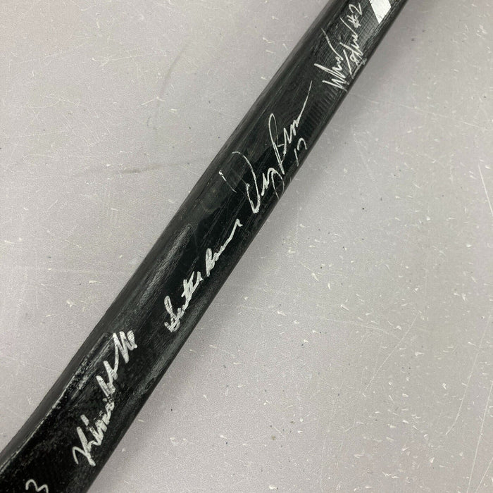 1996-97 Stanley Cup Champion Detroit Red Wings Team Signed Hockey Stick JSA COA