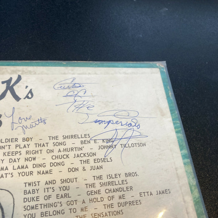 Jay & The Americans, The Ronettes, Little Anthony Imperials Signed LB Record