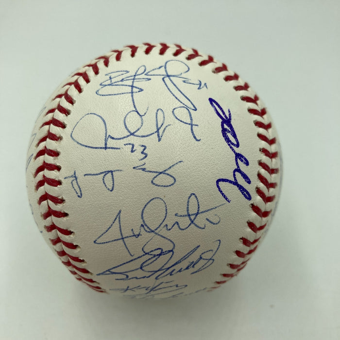 2007 Boston Red Sox World Series Champs Team Signed Baseball MLB Certified