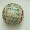 1959 Chicago White Sox AL Champs Team Signed Baseball Nellie Fox JSA COA