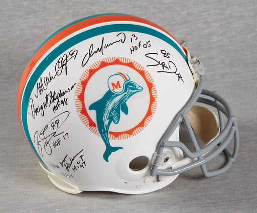 Miami Dolphins Legends Signed Full Size Authentic Helmet Dan Marino Fanatics COA