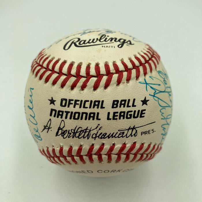 1969 New York Mets WS Champs Team Signed Baseball Tom Seaver Nolan Ryan JSA COA