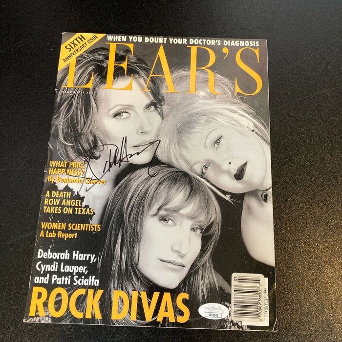Debbie Harry Signed Autographed Vintage Magazine With JSA COA