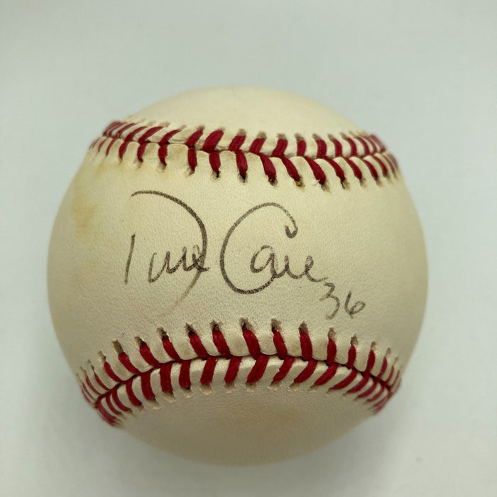 David Cone Signed Official American League Baseball PSA DNA COA