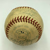 1952 New York Yankees World Series Champs Team Signed Baseball Mickey Mantle JSA