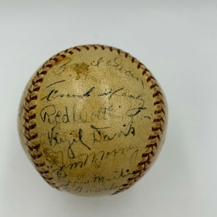 1934 St. Louis Cardinals World Series Champs Team Signed Baseball With JSA COA