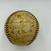 1934 St. Louis Cardinals World Series Champs Team Signed Baseball With JSA COA