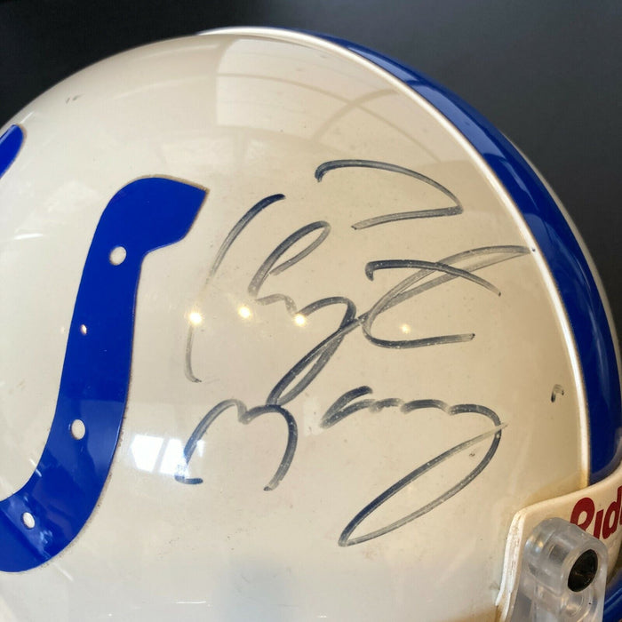 Peyton Manning Signed Full Size Authentic Indianapolis Colts Helmet Beckett COA