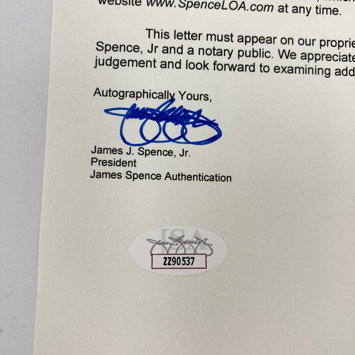 Muhammad Ali Signed Everlast Boxing Glove JSA COA