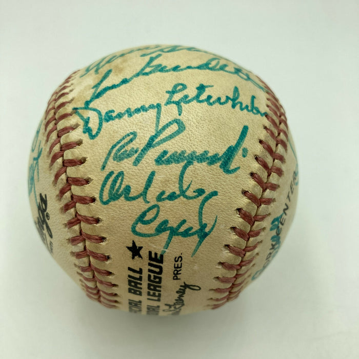 Arnold Palmer & Baseball Hall Of Fame Legends Multi Signed Baseball