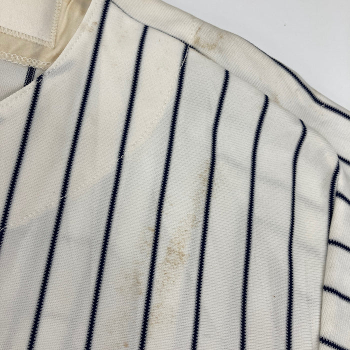Joe Pepitone Signed 1981 Game Used New York Yankees Jersey Beckett Certified