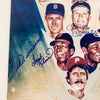 500 Home Run Club Signed 11x14 Photo Mickey Mantle Ted Williams Beckett COA