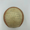 Casey Stengel Single Signed National League Baseball "Merry Xmas" With JSA COA