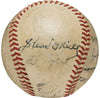 1949 All Star Team Signed Baseball Joe Dimaggio Ted Williams JSA & Beckett COA