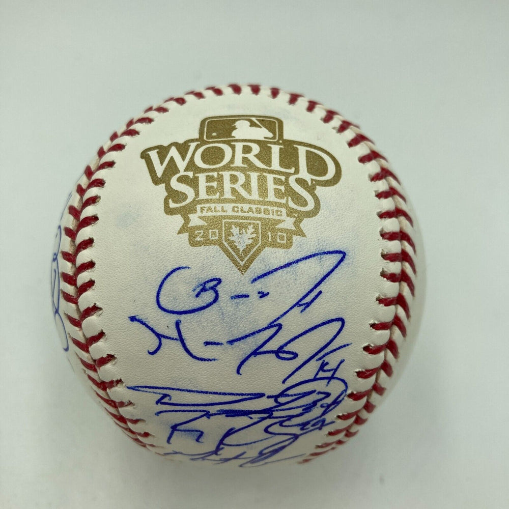 2010 San Francisco Giants World Series Champs Team Signed Baseball MLB Hologram