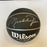 Beautiful Michael Jordan Signed Wilson #23 Jordan Slam Dunk Basketball JSA COA