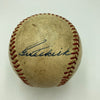 Joe Dimaggio & Toots Shor Signed American League 1950's Game Baseball JSA COA