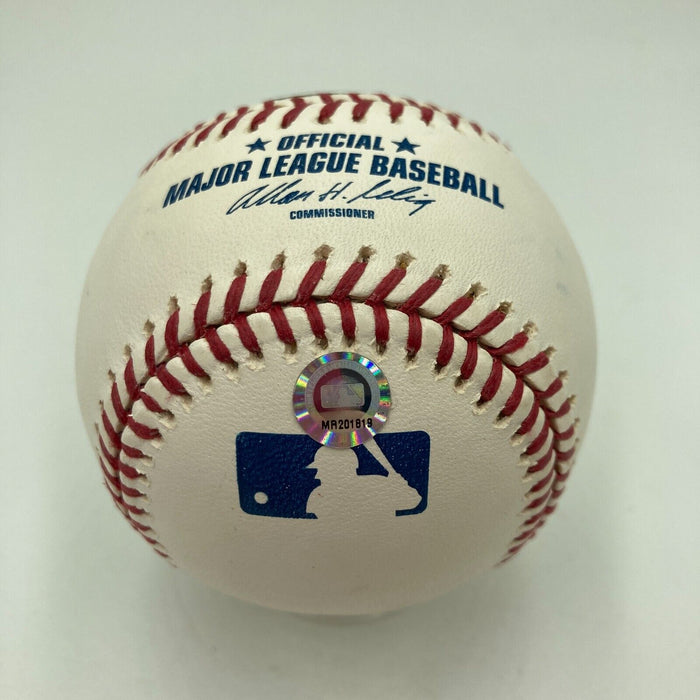 Derek Jeter New York Yankees Captains Signed MLB Baseball MLB & Steiner Hologram