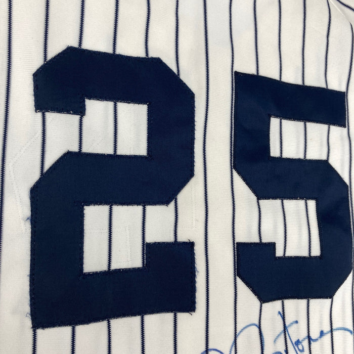 Joe Pepitone Signed 1981 Game Used New York Yankees Jersey Beckett Certified