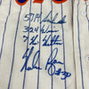 Nolan Ryan Signed Heavily Inscribed New York Mets Game Model STAT Jersey JSA COA