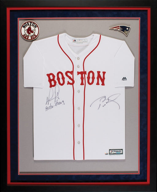 Rare Tom Brady & David Ortiz "Boston Strong" Signed Red Sox Jersey  Fanatics