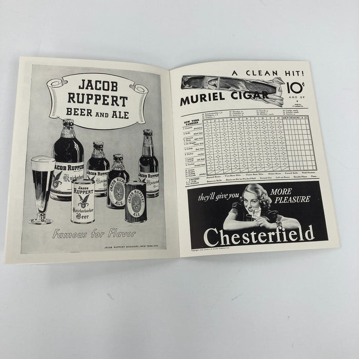 Joe Dimaggio Signed 1938 World Series Program New York Yankees JSA COA