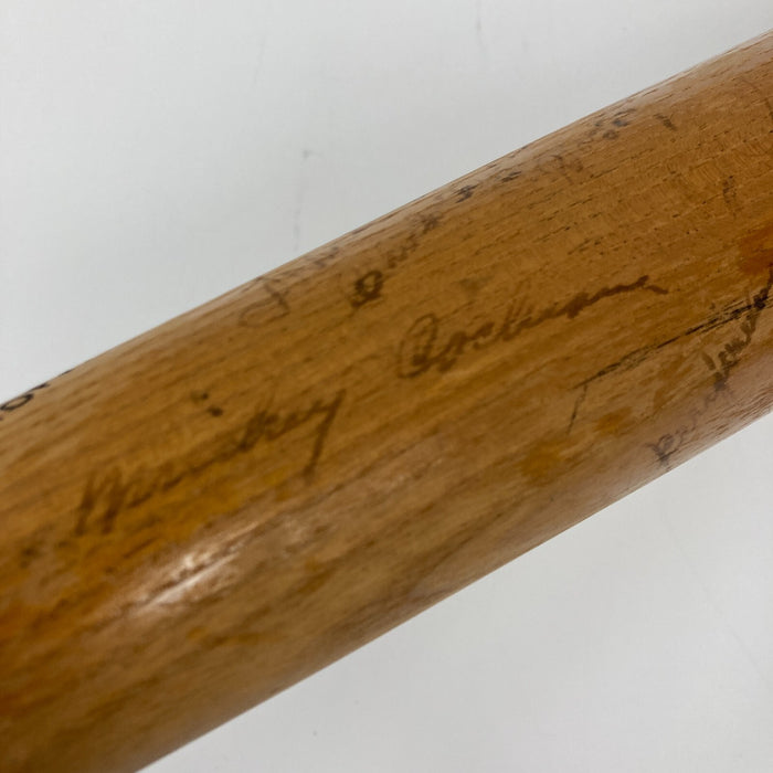 1934 St. Louis Cardinals World Series Champs Team Signed Baseball Bat JSA COA