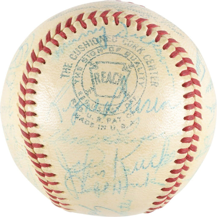 1958 New York Yankees World Series Champs Team Signed Baseball PSA DNA COA