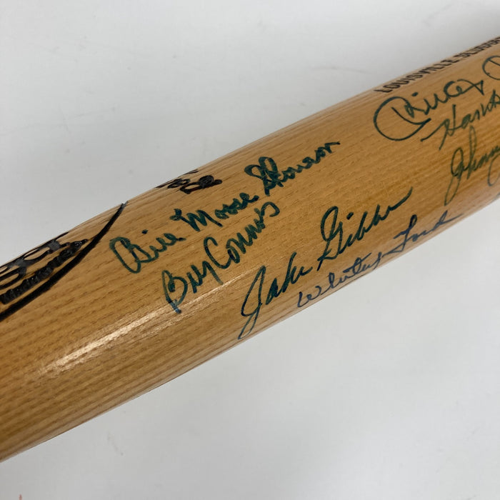 Mickey Mantle New York Yankees Legends Multi Signed Baseball Bat Beckett COA