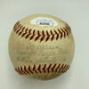 John Romonosky Signed Vintage 1950's American League Harridge Baseball JSA COA