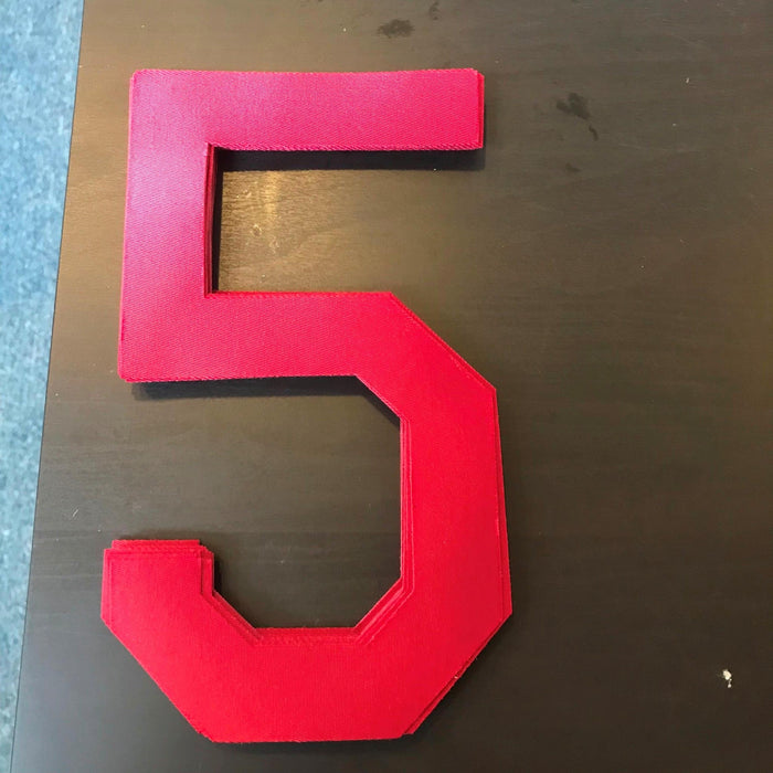 Lot Of 134 Blue And Red Jersey Numbers To Sew On Yankees Angels Cardinals Jersey