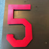 Lot Of 134 Blue And Red Jersey Numbers To Sew On Yankees Angels Cardinals Jersey