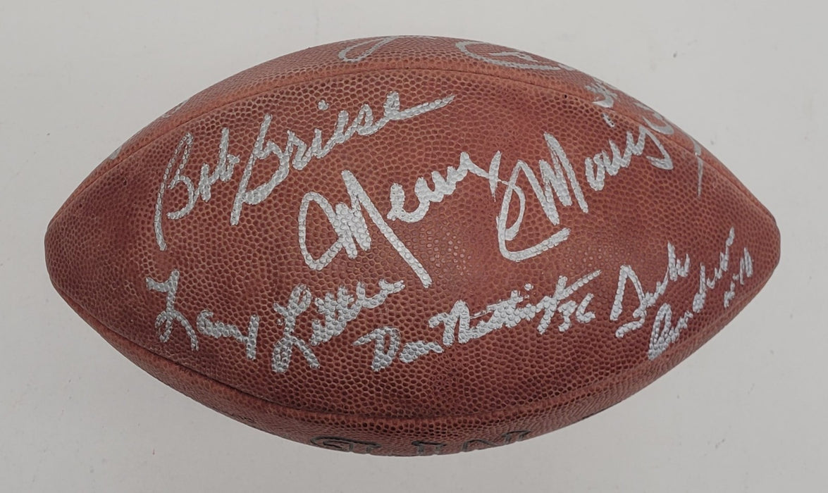 1972 Miami Dolphins Super Bowl Champs Team Signed Football JSA COA