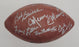 1972 Miami Dolphins Super Bowl Champs Team Signed Football JSA COA