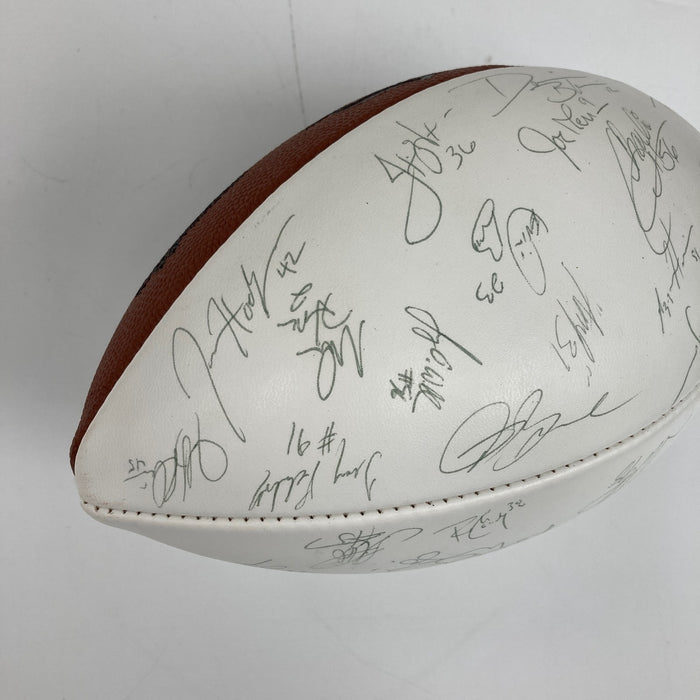 1999 St. Louis Rams Super Bowl Champs Team Signed Wilson Football 42 Sigs JSA