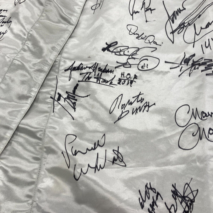 Boxing Hall Of Fame Legends Signed Everlast Boxing Robe 40+ Signatures JSA COA