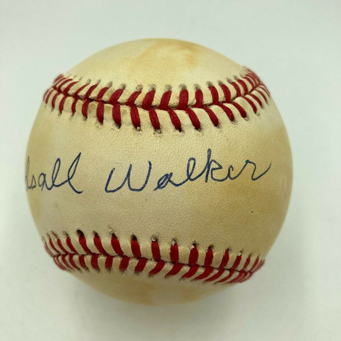 Edsall Walker Signed Official Major League Baseball Negro League Legend JSA